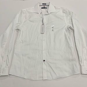 Tommy Hilfiger Mens White Button Down Shirt